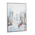 thumbnail image 6 of 36" x 48" City Framed Wall Art with Silver Frame, by DecMode, 6 of 8