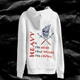 thumbnail image 4 of Premium Pullover Hoodie - Heavy Lies The Crown, 4 of 5