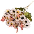 thumbnail image 2 of Artificial Daisy Flowers with Branches Floral Arrangements, 13" Faux Wildflowers Mums Sprays for Spring Decor, Wedding Centerpieces, Fake Chrysanthemums Silk Flowers in White, 2 of 9