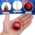 thumbnail image 4 of Ebaokuup 36 Pcs 1.57" Patriotic Letter Balls, Red White Blue Hanging Ornaments for 4th of July Memorial Day, 4 of 8