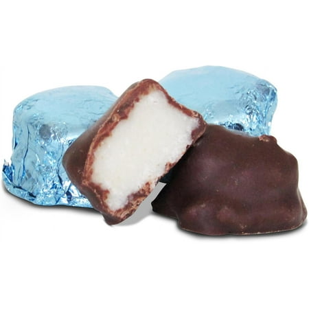 Gourmet Chocolate Coconut Cremes by It s Delish 12 Oz Bag Fancy Individually Foil Wrapped Chocolates with Coconut Cream Certified Kosher Parve Gluten-Free Non-Dairy