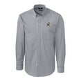 thumbnail image 2 of Men's Cutter & Buck Charcoal Cleveland Browns Throwback Logo Easy Care Stretch Gingham Long Sleeve Button-Down Shirt, 2 of 3