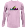 thumbnail image 2 of Peace Frogs  Adult Body Soul Spirit Long Sleeve T-Shirt, 2 of 4