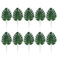 thumbnail image 1 of Wosthever 10 bolsas de hojas traseras de tortuga simuladas para hacer arreglos florales que hacen que la vida sea atmosférica y elegante para Type3 NO3, 1 of 6
