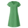 thumbnail image 4 of Robe Décontractée en Coton Style Été pour Femmes, 4 of 6