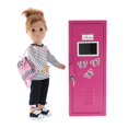thumbnail image 5 of Emily Rose 18 inch Doll Furniture |  18" Doll Bright Pink Locker with LOADS of Accessories, including 5 Doll Clothes Hangers | Fits 18" Doll Clothes, 5 of 10