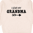 thumbnail image 3 of Inktastic I Love My Grandma with Arrow Toddler Sweatshirt, 3 of 4