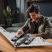 Technic Fighter Jet Building Set 33038, B2 Military Bomber Plane for Adults, Aviation Airplane Cool Jet Model Collection