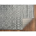 thumbnail image 4 of Royal Velvet Brent Geometric Diamond Low Pile Indoor Area Rug, Grey, 5' x 7', 4 of 5