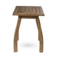 thumbnail image 3 of Danielle Outdoor Acacia Wood 2 Seater Chat Set with Cushions, Teak and Cream, 3 of 10