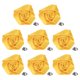 thumbnail image 1 of Paquete de 8 pines de solapa para trajes de hombre, broches de flores de 1.97" [Amarillo], 1 of 1