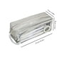 thumbnail image 5 of Estuche transparente de gran capacidad para lápices, organizador de papelería, diseño de plástico transparente, portátil y plegable, con estructura metálica de 2 niveles, ideal para el, 5 of 7