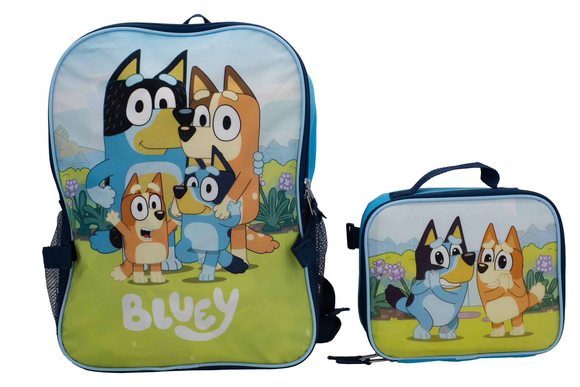 Juego de mochilas BLUEY Preescolar de 16 pulgadas con lonchera para ninos Bodega Aurrera en linea