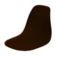 thumbnail image 1 of Housse de Chaise Extensible Couleur Unie Mariages Cérémonies Mi-Siècle Moderne Café, 1 of 8