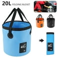 thumbnail image 1 of ODOMY Cubo Plegable Premium con Asa, Cubo Portátil para Acampar, Cubo de Pesca para Lavabo Al Aire Libre Ultraligero, Cubo Plegable para Pesca, Camping, Senderismo, Lavado de Autos, Jardinería en Bote, 1 of 9