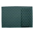 thumbnail image 2 of S4Sassy Blue Flower Leaves Washable Printed Dining Reversible Tablemats With Napkins Set, 2 of 3