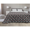 thumbnail image 1 of Jazz Music Down Alternative Comforter, Musical Instruments Pattern with Big Orchestra Drums Piano Guitar Accordion, Microfiber Quilt for All Season, 5 Sizes, Multicolor, by Ambesonne, 1 of 3