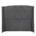thumbnail image 1 of Cabecera King Size Zefyr Dicasa Gris Oscuro, 1 of 6