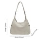 thumbnail image 5 of Bolso Bandolera Con PU para Mujer Correa Ajustable (beige), 5 of 5