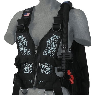 Zena BCD w/ Floral Glacier Blue Front Panel, Medium