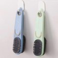thumbnail image 5 of Shoe Brush, Soft Double-Sided Cleaning Brush with Scraper End, Multi-Purpose Cleaning Brush (Green), 5 of 5