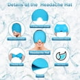 thumbnail image 3 of Gorro para migraña, gorro de gel para alivio de migraña de 180°, migraña y dolor de cabeza reutilizables, 3 of 5
