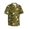 thumbnail image 2 of Haiem Gnomes Playing in the Garden Printed Hawaiian Shirt for Men - Men’s Casual Beach Summer Shirts - Stretch Fabric with Modern Fit-XX-Large, 2 of 9