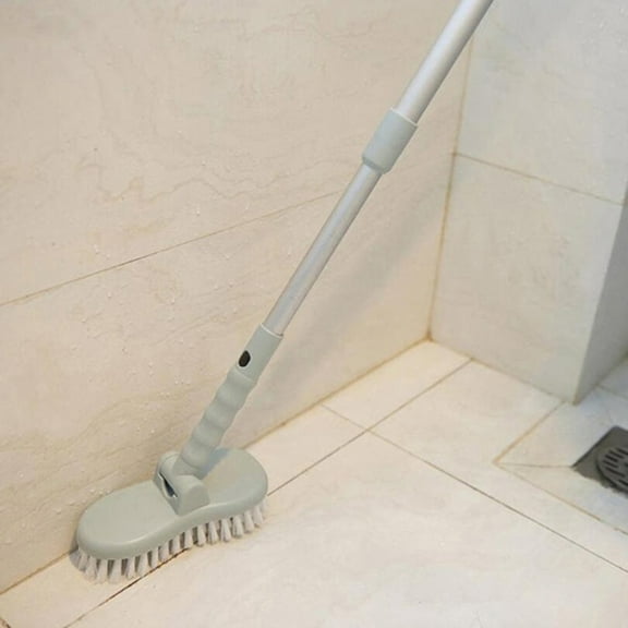 Floor Scrub Brush Telescopic Handle Brush for Cleaning Patio Bathroom Garage Kitchen Wall Deck Tub Tile