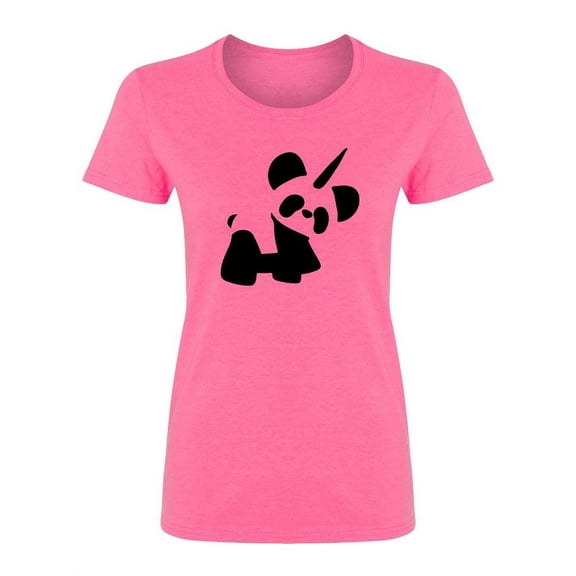 Panda Unicorn Design Shaped T-Shirt Women -Image by Shutterstock, Female XX-Large