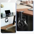 thumbnail image 3 of Toystoory Negro 360 grados ajustable debajo del escritorio soporte para auriculares fácil instalación y peso ligero conveniente Almacenamiento y organización del hogar, 3 of 6