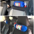 thumbnail image 3 of Almohada suave en forma de botella para coche, cojín reutilizable de poliéster transpirable para silla, accesorios automotrices para automóvil, azul, 3 of 4