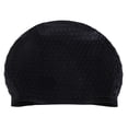 thumbnail image 3 of New Adult Swimming Cap Waterproof Silicon Waterdrop Cover Dark Blue, 3 of 6