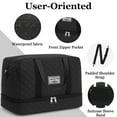 thumbnail image 3 of TRANSLINK Travel Bag for Women Luggage Bag with Trolley Sleeve Airplane Travel Essentials for Flying, 3 of 9
