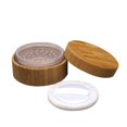 thumbnail image 1 of Caja vacía de bambú para polvo suelto, contenedor con esponja para polvo y tamiz, soporte para maquillaje cosmético, 30ml y 1 oz, 1 of 5