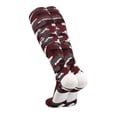 thumbnail image 2 of TCK Sports Elite Performance Over The Calf Camo Socks (Maroon/White Camo, Medium), 2 of 2