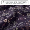 thumbnail image 4 of Sweet Jojo Designs Boho Floral Wildflower Plum Purple Girl King Duvet Cover Bedding Set 3 Piece, 4 of 6