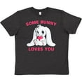 thumbnail image 3 of Inktastic some bunny loves you Youth T-Shirt, 3 of 5