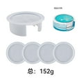 thumbnail image 7 of Silicone Coaster Molds With Storage Box 4 Styles Lightweight Reusable Mold For Diy Art Craft Cup Mats, 7 of 7