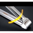 thumbnail image 5 of tooloflife Stainless Steel Food Tongs Kitchen Tong Cooking Tongs for Steak Barbecue Serving Size 30cm-47cm, 5 of 7