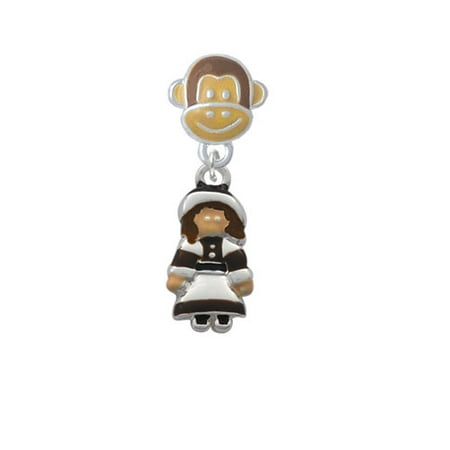 Pilgrim Girl - Monkey Face Charm Bead