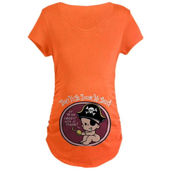 CafePress - Belly Hook Maternity Dark T Shirt - Maternity Dark T-Shirt