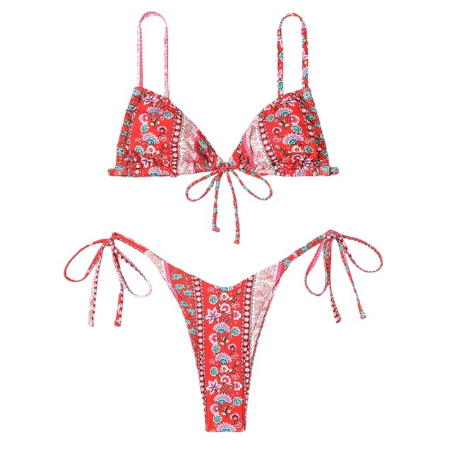 MKLEKYY Trajes De Baño Dama Sexy Bikini 2023 Swimsuit Women Swimwear Push Up Bikini Set Thong Brazilian Bathing Suit Beach Wear