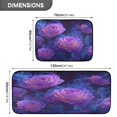 thumbnail image 3 of 2-Piece Kitchen Mat Set Non Slip Washable Floor Mats Decorative Rugs for Kitchen Sink Laundry Purple Rose, 3 of 7