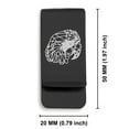 thumbnail image 2 of Stainless Steel Geometric Polygon Parrot Animal Classic Slim Money Clip Credit Card Holder, 2 of 2