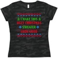thumbnail image 3 of Inktastic I Make This Ugly Christmas Sweater Look Good Women's T-Shirt, 3 of 5