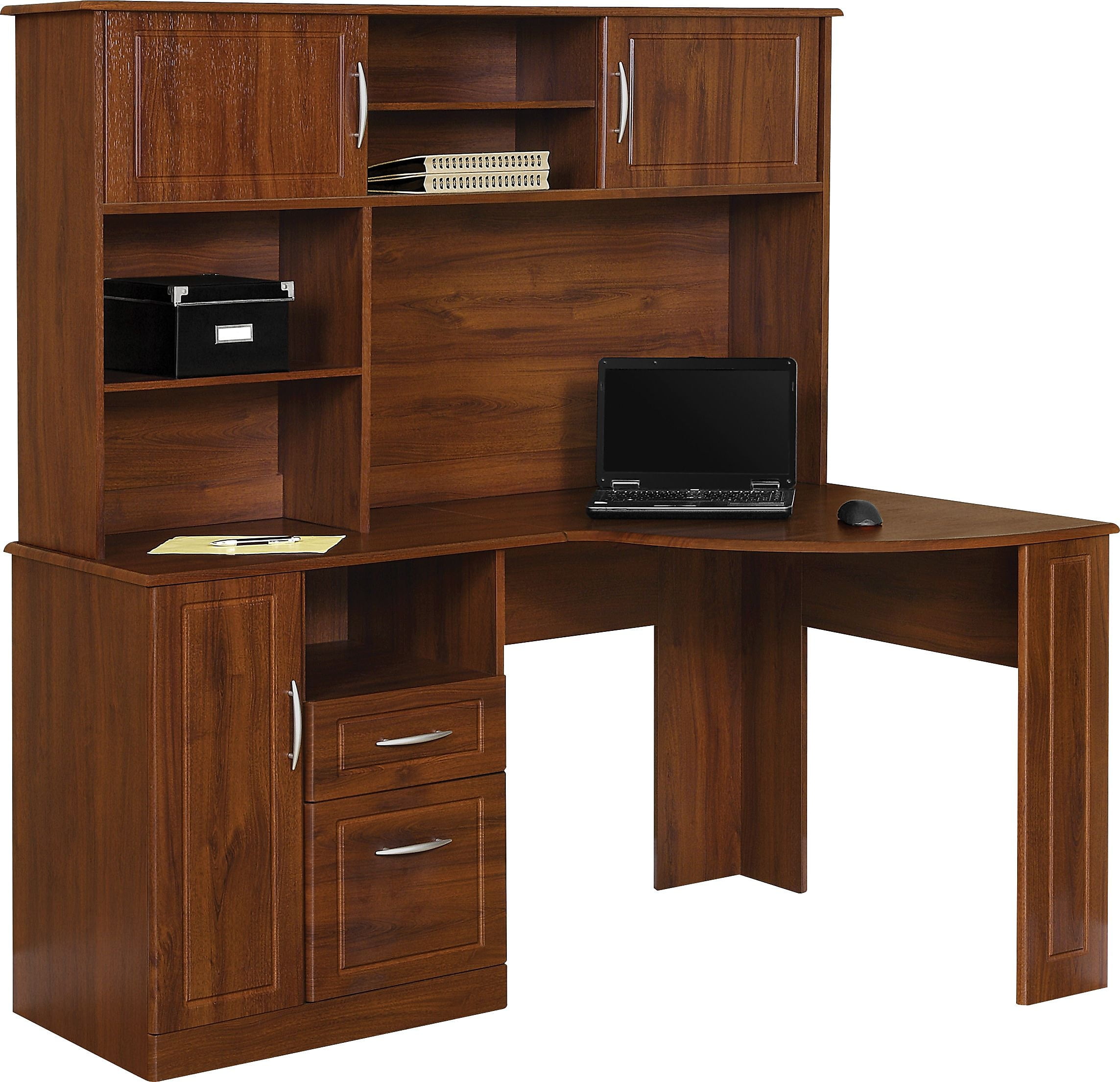 Altra Chadwick Corner Desk Virginia Cherry 9306196 Walmart Com