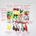 thumbnail image 2 of Artificial Fishing Lures Set Assorted Tackle with Hard and Soft Baits Metal Hooks Spoon Lures kit Crank Popper, 2 of 9