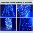 thumbnail image 5 of Christmas Net Lights Outdoor, 192 LED 9.8Ft x 6.6Ft Net Lights, Waterproof Christmas Outdoor Mesh Lights for Tree Bushes Holiday Party Garden, Holiday Wedding Party Decorations, 5 of 9