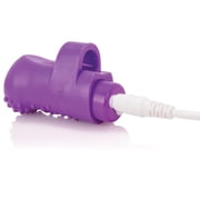 Screaming O Charged FingO Vooom Mini Vibe, Purple, USB Rechargeable Waterproof Personal Massager