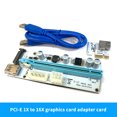 thumbnail image 3 of DeeCozy VER008S 3 in Reliable 1 Molex 4Pin SATA 6PIN PCIE PCI-E PCI Riser Card 1x to 16x USB 3.0 Cable For Mining Bitcoin Miner, 3 of 8